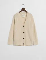 Beige Knit Cardigan