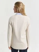Beige Knit Cardigan