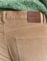 Pantalones de pana Slim Beige