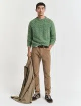 Pantalones de pana Slim Beige
