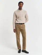 Beige Regular Chino Pants