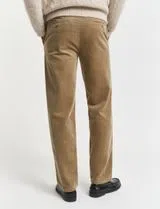 Beige Regular Chino Pants
