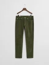 Vaqueros Slim Cord Verde