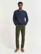 Vaqueros Slim Cord Verde