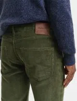 Vaqueros Slim Cord Verde