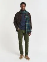 Vaqueros Slim Cord Verde