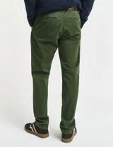 Comfort Slim Fit Chino Pants Green