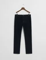 Pantalones Chino Slim de Pana Azul