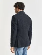 Blazer de fato Donegal Azul