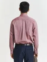 Camisa de popelina Classic regular fit Vermelho