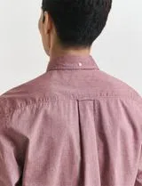 Camisa de popelina Classic regular fit Vermelho