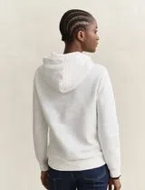 Sweatshirt Tonal Shield Beige