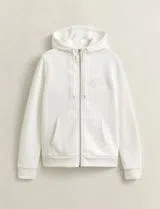 Sweatshirt à fermeture Éclair Tonal Shield Beige