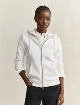 Sweatshirt à fermeture Éclair Tonal Shield Beige
