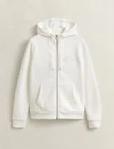 Sweatshirt à fermeture Éclair Tonal Shield Beige