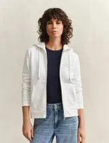Sweatshirt à fermeture Éclair Tonal Shield Beige