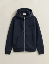 Sweatshirt com fecho Reg Tonal Shield Azul