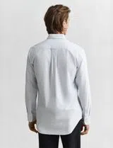Camisa Regular Fit Classic Oxford Azul