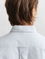 Camisa Regular Fit Classic Oxford Azul