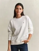 Sudadera Beige con Escudo