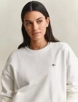 Sudadera Beige con Escudo