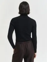 Pull à col haut Noir
