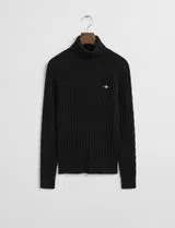 Pull à col haut Noir