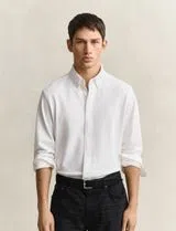 Jersey Pique Stretch White Shirt