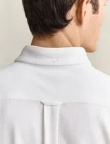 Jersey Pique Stretch White Shirt