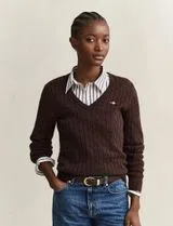 Brown Knit Sweater