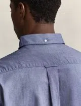 Camisa Regular Fit Classic Oxford Azul