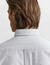 Camisa Regular Fit Classic Oxford Azul