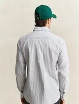 Camisa Regular Fit Classic Oxford Azul