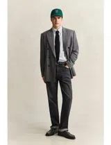 Camisa Regular Fit Classic Oxford Azul