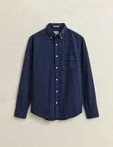 Camisa Reg Gmnt Dyed Twill Azul