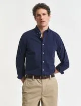 Camisa Reg Gmnt Dyed Twill Azul