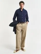 Camisa Reg Gmnt Dyed Twill Azul