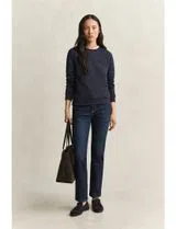 Tonal Shield Sweatshirt Blue