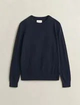 Jersey de lana fina Azul