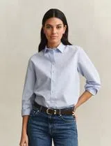 Camisa de popelina Classic regular fit Azul