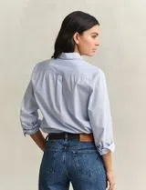 Camisa de popelina Classic regular fit Azul