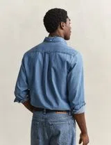 Camisa Regular Fit Indigo Azul