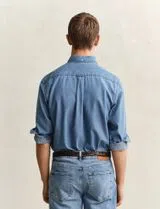 Camisa Regular Fit Indigo Azul