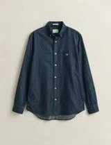 Camisa Regular Fit Indigo Azul
