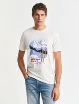 T-Shirt Seasonal Graphic Bege