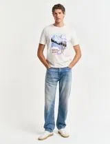 T-Shirt Seasonal Graphic Bege