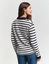 Beige Long Sleeve Polo