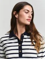 Beige Long Sleeve Polo
