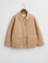 Beige Quilted Jacket