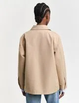 Beige Quilted Jacket